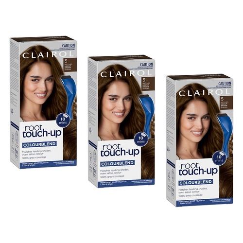 Clairol Root Touch-Up 5 Medium Brown Pack of 3