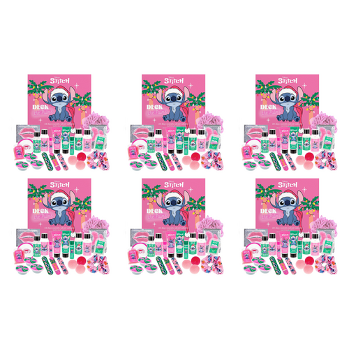Disney Stitchmas 24 Day Bath and Body Advent Calendar 24PC Pack of 6