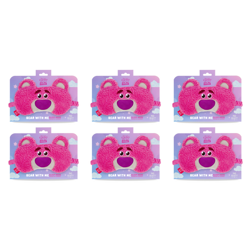 Disney Toy Story Lotso Love Plush Sleep Mask Bear With Me Eye Mask Pack of 6