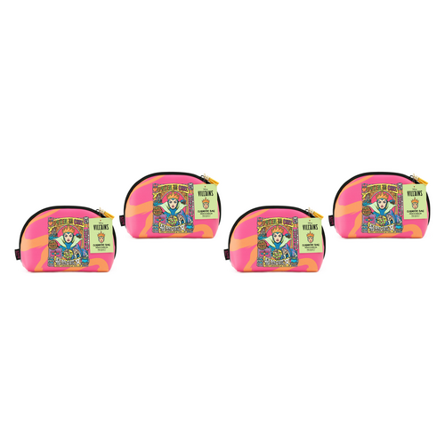 Disney Villains Evil Queen Cosmetic Bag 23x6.5x14.5cm Mad Beauty Pack of 4