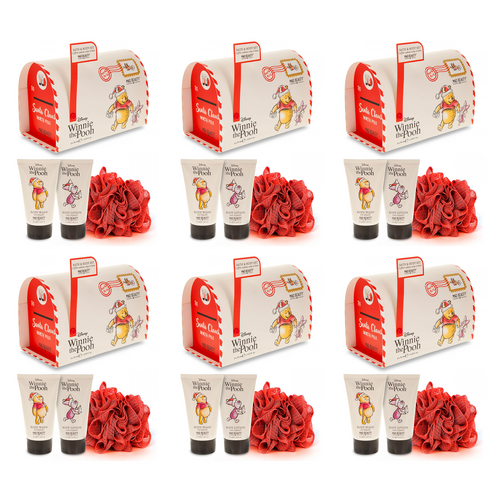 Disney Winnie the Pooh Festive Bath and Body Set 2x75ml Mad Beauty Pack of 6