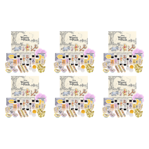 Disney Winnie the Pooh 24 Day Bath and Body Advent Calendar Pack of 6