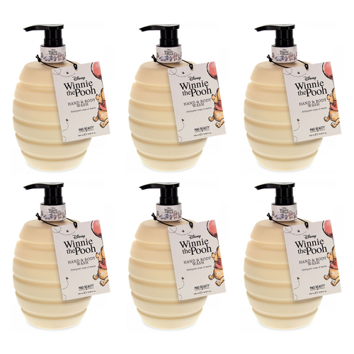 Disney Winnie the Pooh Hand and Body Wash 500ml Pump Pack of 6