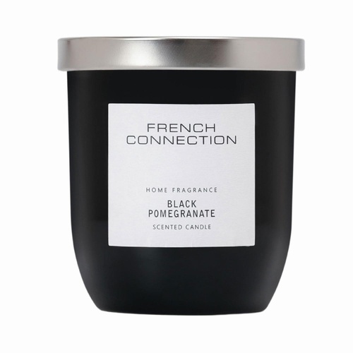 French Connection Black Pomegranate Scented Candle 158g