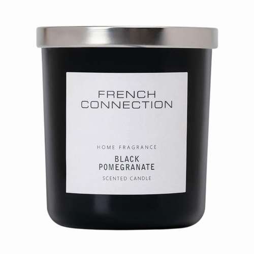 French Connection Black Pomegranate Scented Candle 251g