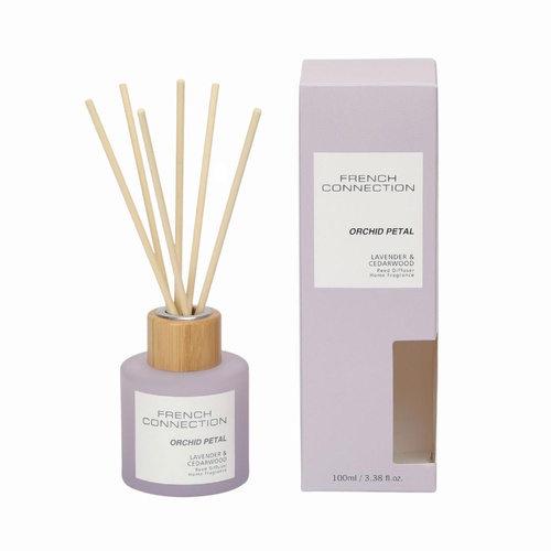 French Connection Pastel Range Reed Diffuser Orchid Petal 100mL