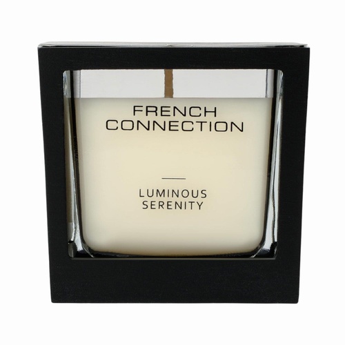 French Connection Wooden Range Candle Luminous Serenity 200g