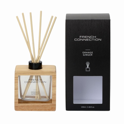 French Connection Wooden Range Reed Diffuser Orange Ginger 100mL
