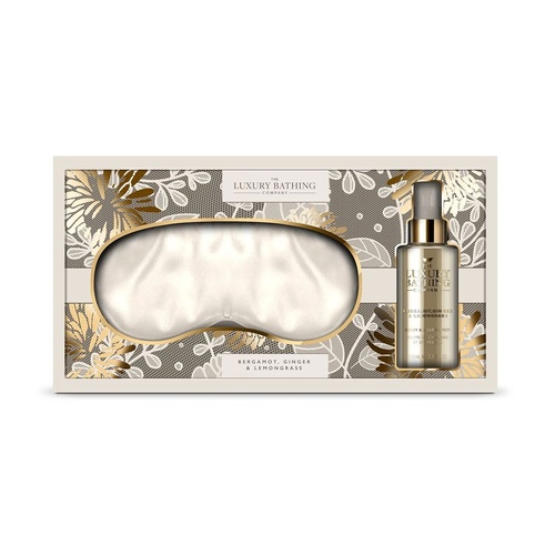 Luxury Bathing Co Bergamot Ginger & Lemongrass Sleep Set Eye Mask & Pillow Mist