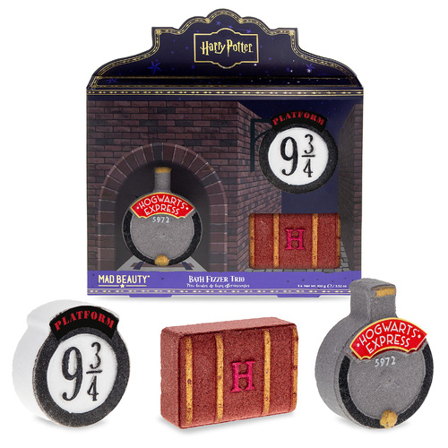 Warner Bros Harry Potter Bath Fizzer Trio 3x100g Mad Beauty Set