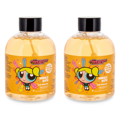 Warner Bros Powerpuff Girls Bubbles Bubble Bath 250ml Kids Bath Pack of 2