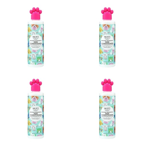 Mad Beauty Mad Pets Groomin' Wonderful Dog Conditioner 400mL Pack of 4