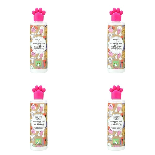 Mad Beauty Mad Pets Tail Waggin' Wash Dog Shampoo 400mL Pack of 4