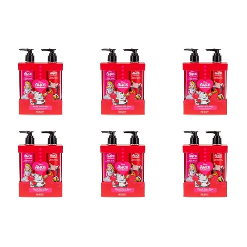 Disney Alice in Wonderland Hand Wash and Hand Cream Duo 2 x 230mL Bundle of 6