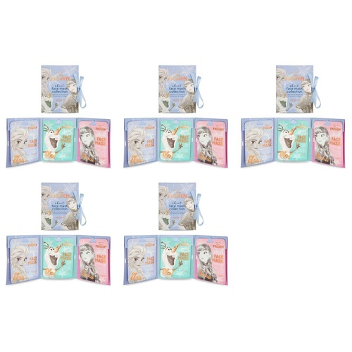 Disney Frozen Sheet Face Mask Collection 3 Pack Elsa Olaf Anna Bundle of 5