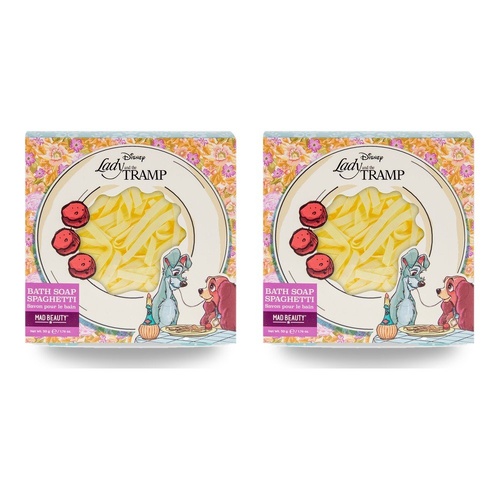 Disney Lady and the Tramp Bath Soap Spaghetti 50g Pack of 2
