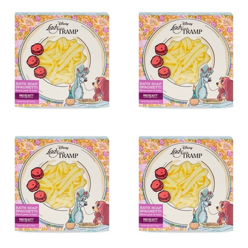 Disney Lady and the Tramp Bath Soap Spaghetti 50g Pack of 4