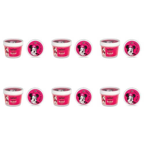Disney Mickey and Friends Minnie Mouse Bath Jelly Soft Rose 95g Pack of 6