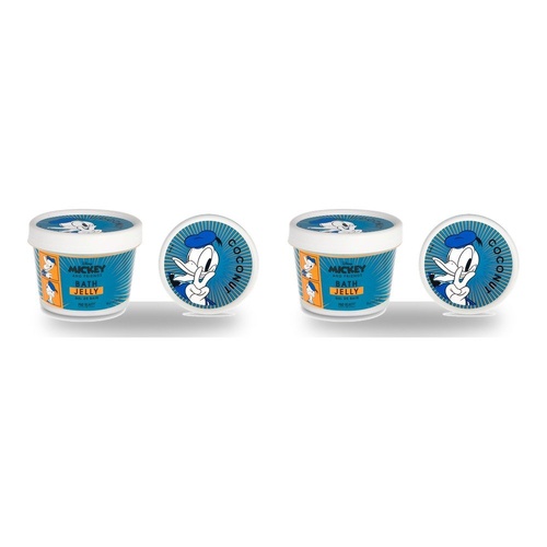 Disney Mickey and Friends Donald Duck Bath Jelly Coconut 95g Pack of 2
