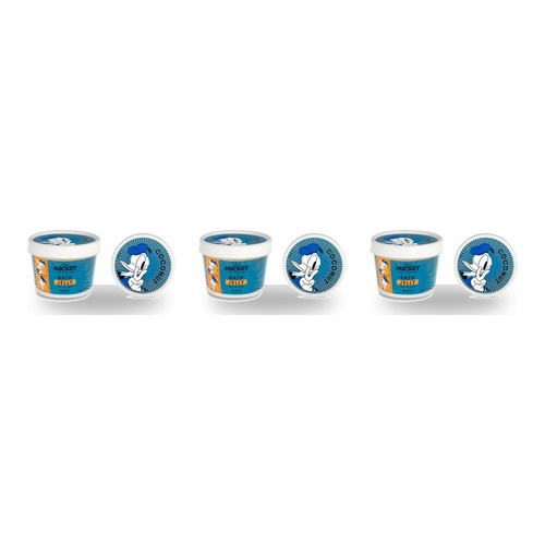 Disney Mickey and Friends Donald Duck Bath Jelly Coconut 95g Pack of 3