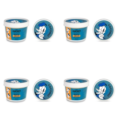Disney Mickey and Friends Donald Duck Bath Jelly Coconut 95g Pack of 4