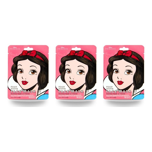 Disney Princess Snow White Face Mask 25mL Counter Display of 12 Bundle of 3