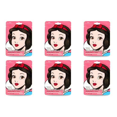 Disney Princess Snow White Face Mask 25mL Counter Display of 12 Bundle of 6