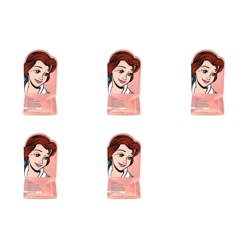Disney Princess Belle Bath Salts Passionfruit 80g Pack of 5