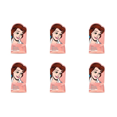 Disney Princess Belle Bath Salts Passionfruit 80g Pack of 6