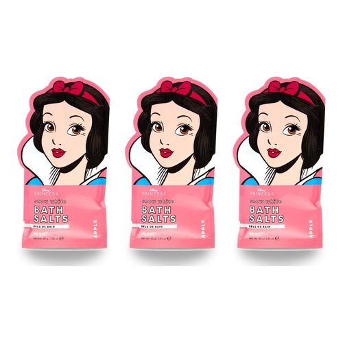 Disney Princess Snow White Bath Salts Apple 80g Pack of 3