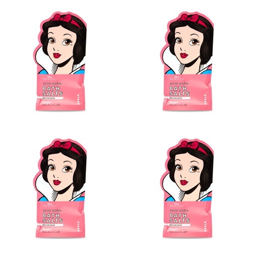 Disney Princess Snow White Bath Salts Apple 80g Pack of 4
