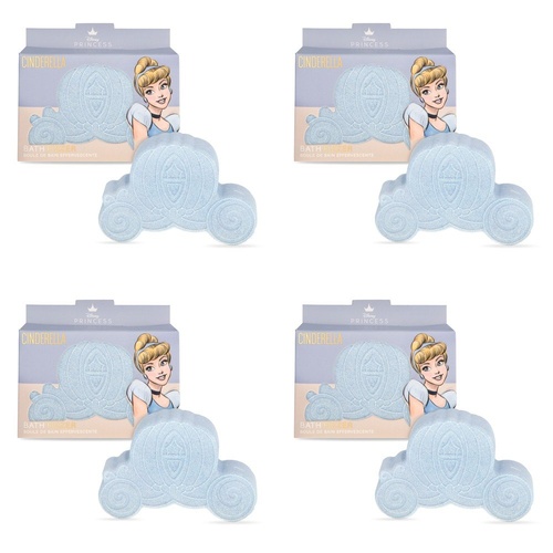 Disney Princess Cinderella Carriage Bath Fizzer Pack of 4