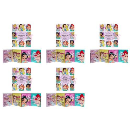 Disney Princess Cosmetic Sheet Mask Collection 4 x 25mL Bundle of 5