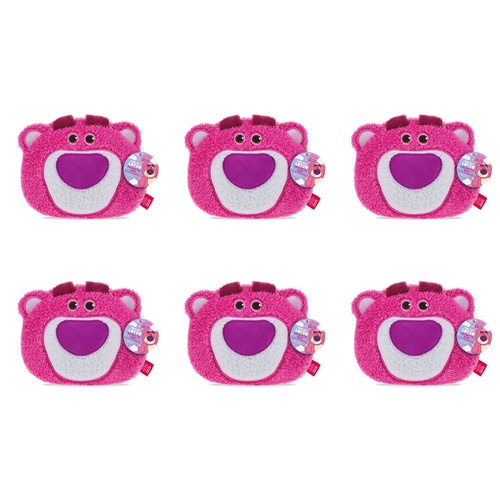 Disney Pixar Toy Story Lotso Plush Cosmetic Wash Bag Pack of 6
