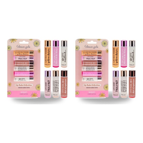 Warner Bros Gilmore Girls Lip Balm Collection 6 x 4g Bundle of 2