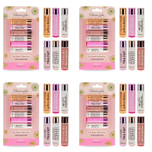 Warner Bros Gilmore Girls Lip Balm Collection 6 x 4g Bundle of 4