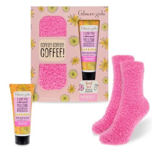 Warner Bros Gilmore Girls Sock Set with Foot Lotion 100mL