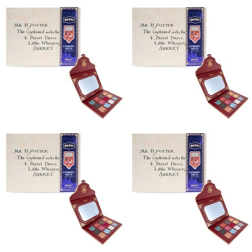 Warner Bros Harry Potter Hogwarts Letter Eyeshadow Palette 12 Shades Pack of 4