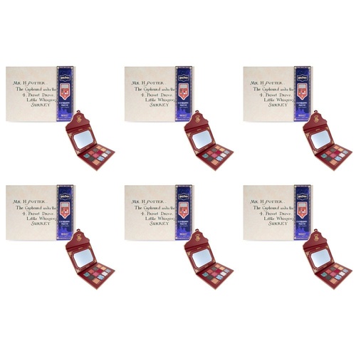 Warner Bros Harry Potter Hogwarts Letter Eyeshadow Palette 12 Shades Pack of 6
