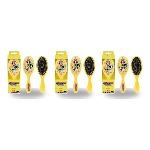 Warner Bros The Powerpuff Girls Hair Brush Pack of 3