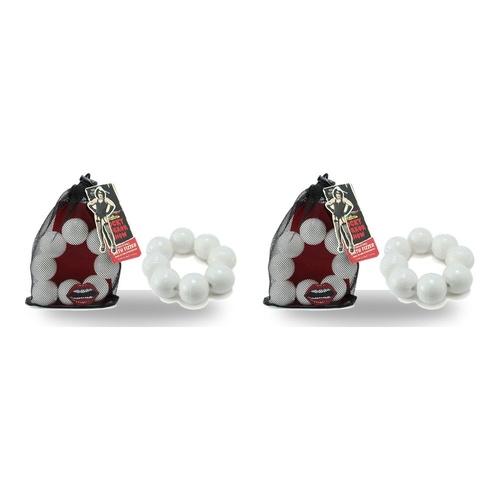 Mad Beauty Rocky Horror Show String of Pearls Bath Fizzers 8 x 20g Pack of 2