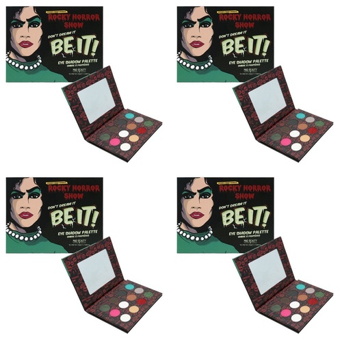 Mad Beauty Rocky Horror Show Don't Dream It Be It Eyeshadow Palette 12 x 2.5g Pack of 4