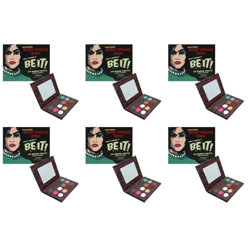 Mad Beauty Rocky Horror Show Don't Dream It Be It Eyeshadow Palette 12 x 2.5g Pack of 6