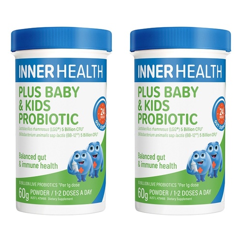 Inner Health Plus Baby & Kids Probiotic 60g Pack of 2