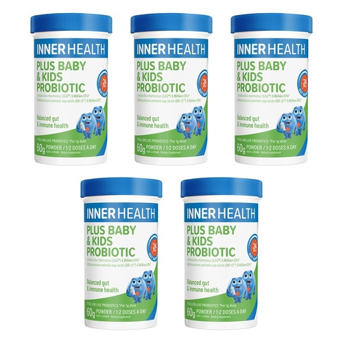Inner Health Plus Baby & Kids Probiotic 60g Pack of 5