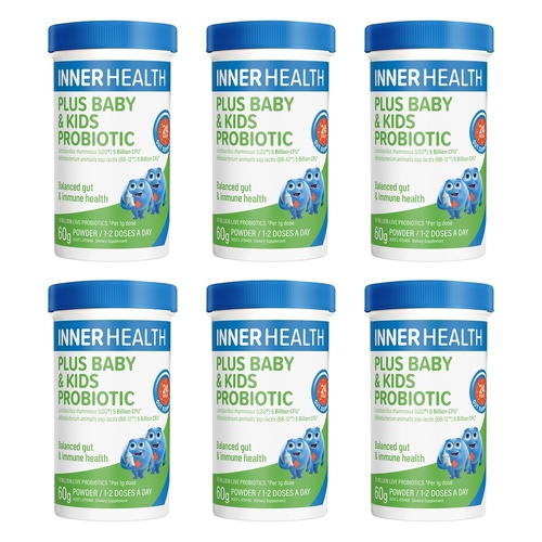 Inner Health Plus Baby & Kids Probiotic 60g Pack of 6