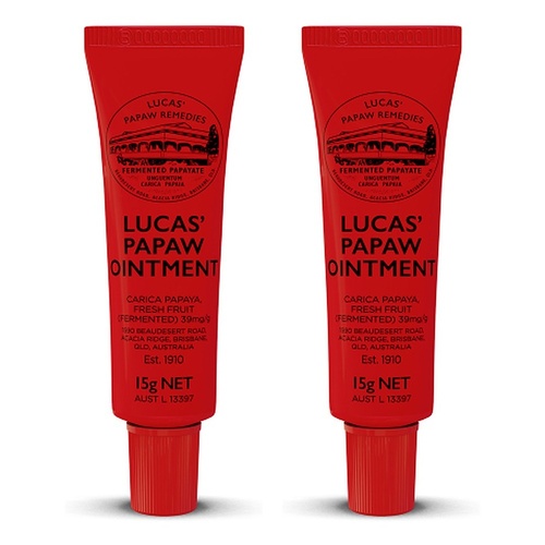 Lucas' Papaw Ointment 15g x 6 Bundle of 2