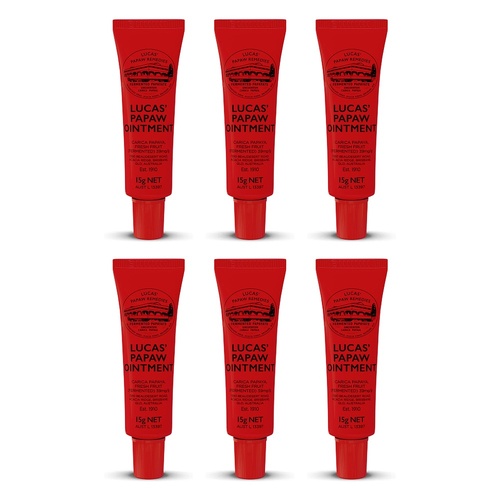 Lucas' Papaw Ointment 15g x 6 Bundle of 6