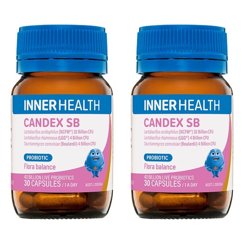 Inner Health Candex SB Probiotic 30 Capsules Pack of 2