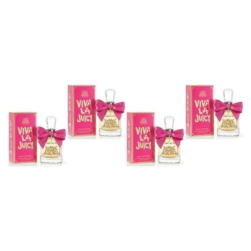 Juicy Couture Viva La Juicy Eau de Parfum 100mL Pack of 4